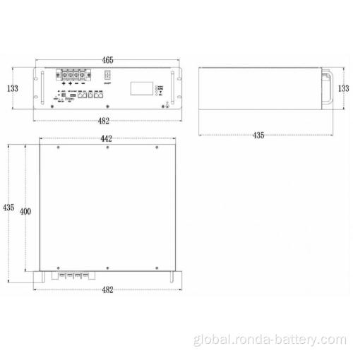 Home Energy Storage System 25.6V BATTERY 25.6V 100Ah LiFePO4 Battery Rack Home Energy Storage Manufactory